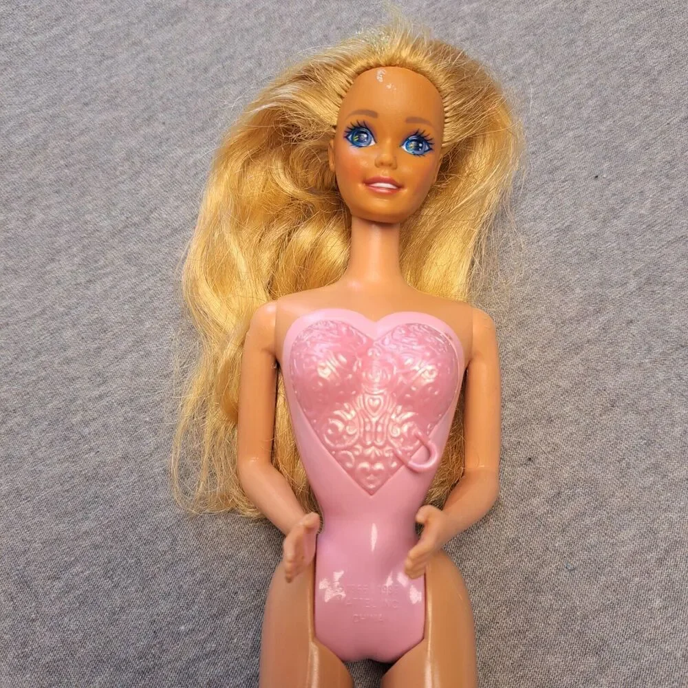 Vtg 90s Barbie Fashion Dolls Lot of 5 blonde bombshell beach bikini clothed toys